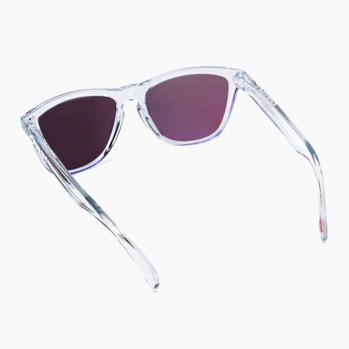 Γυαλιά ηλίου Oakley Frogskins γυαλισμένα διαφανή/βιολετί 0OO9013 2
