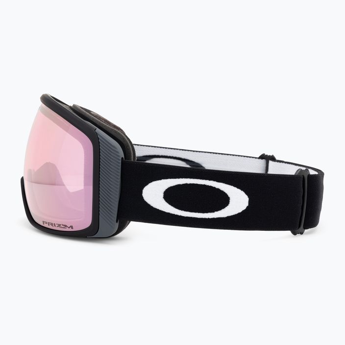 Oakley Flight Tracker ματ μαύρο/prizm snow hi pink γυαλιά σκι 4