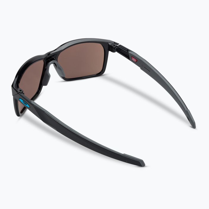 Γυαλιά ηλίου Oakley Portal X γυαλισμένο μαύρο/prizm βαθύ νερό πολωμένο 2