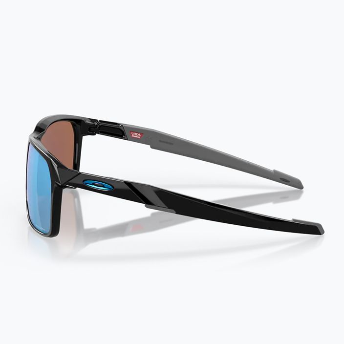 Γυαλιά ηλίου Oakley Portal X γυαλισμένο μαύρο/prizm βαθύ νερό πολωμένο 8