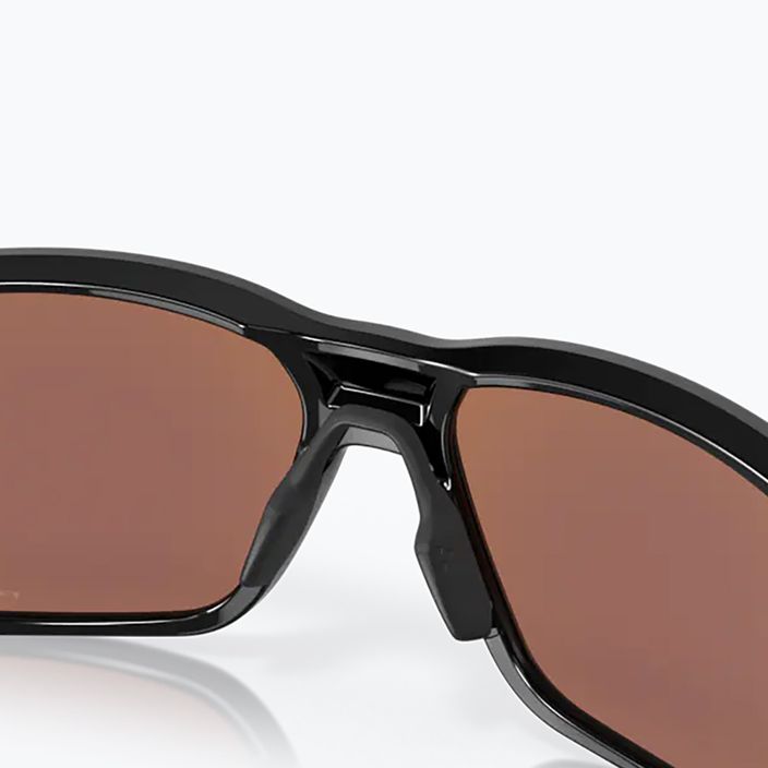 Γυαλιά ηλίου Oakley Portal X γυαλισμένο μαύρο/prizm βαθύ νερό πολωμένο 12