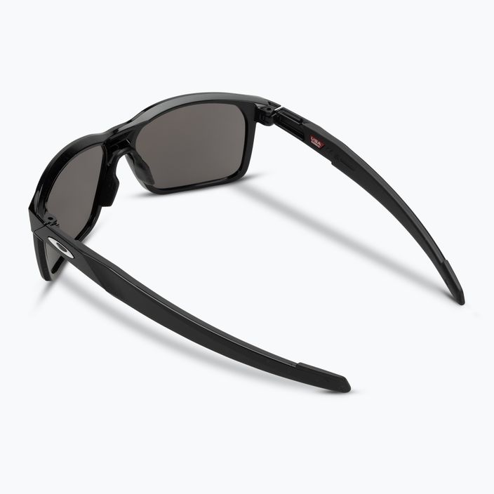 Γυαλιά ηλίου Oakley Portal X γυαλισμένο μαύρο / μαύρο πολωμένο γυαλί ηλίου 2