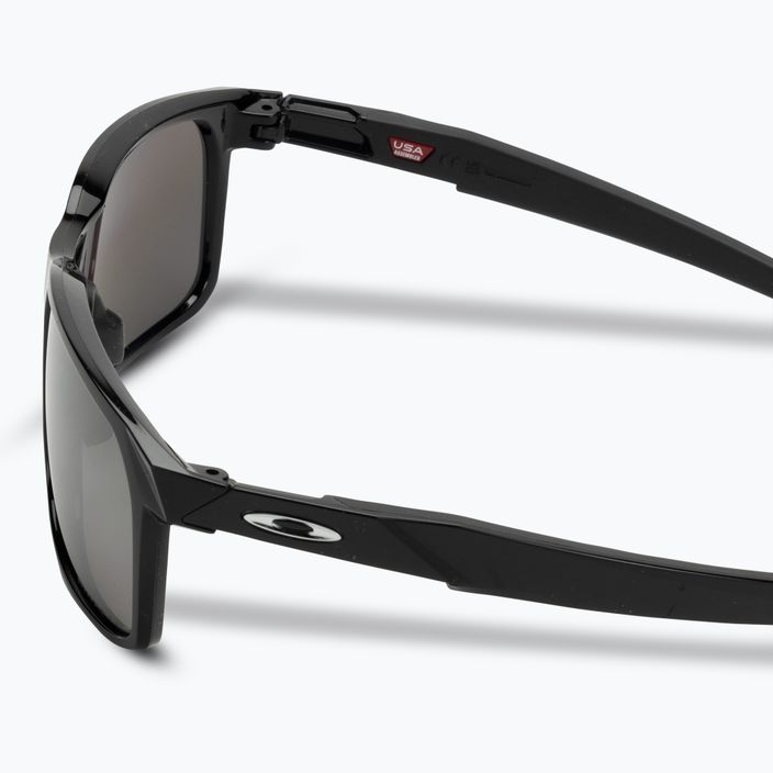 Γυαλιά ηλίου Oakley Portal X γυαλισμένο μαύρο / μαύρο πολωμένο γυαλί ηλίου 4