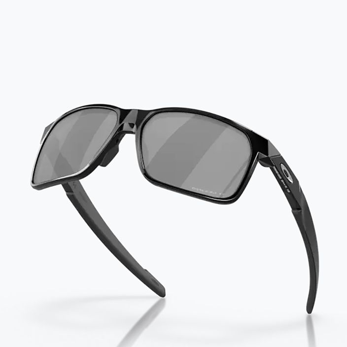 Γυαλιά ηλίου Oakley Portal X γυαλισμένο μαύρο / μαύρο πολωμένο γυαλί ηλίου 9