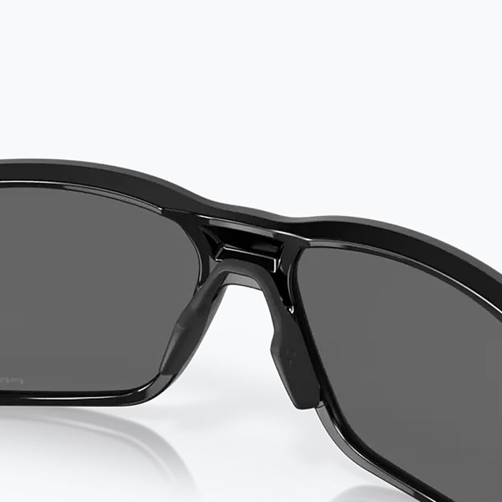 Γυαλιά ηλίου Oakley Portal X γυαλισμένο μαύρο / μαύρο πολωμένο γυαλί ηλίου 12