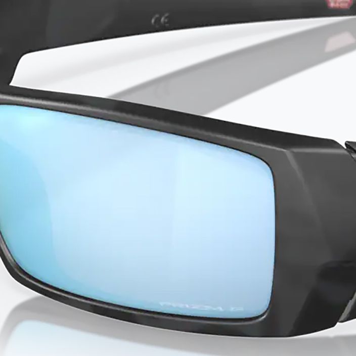 Oakley Gascan μαύρο ματ παραλλαγή / prizm βαθύ νερό πολωμένα γυαλιά ηλίου 11