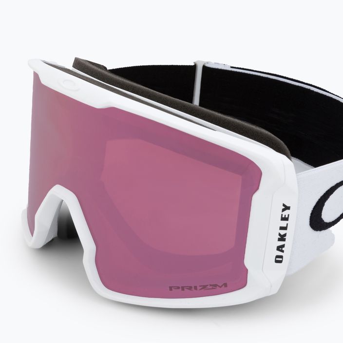 Oakley Line Miner ματ λευκό/prizm rose gold iridium γυαλιά σκι OO7070-C5 5