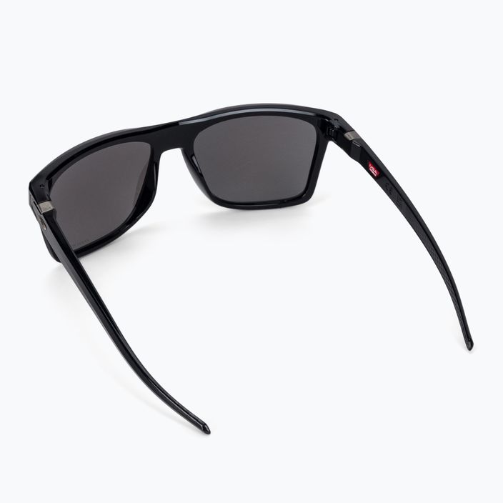 Oakley Leffingwell γυαλιά ηλίου μαύρο μελάνι / γκρι γκρι 0OO9100 2