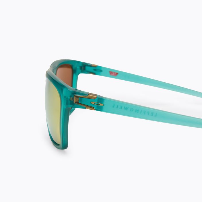 Oakley Leffingwell matte artic surf/prizm 24k πολωμένα γυαλιά ηλίου 0OO9100 4