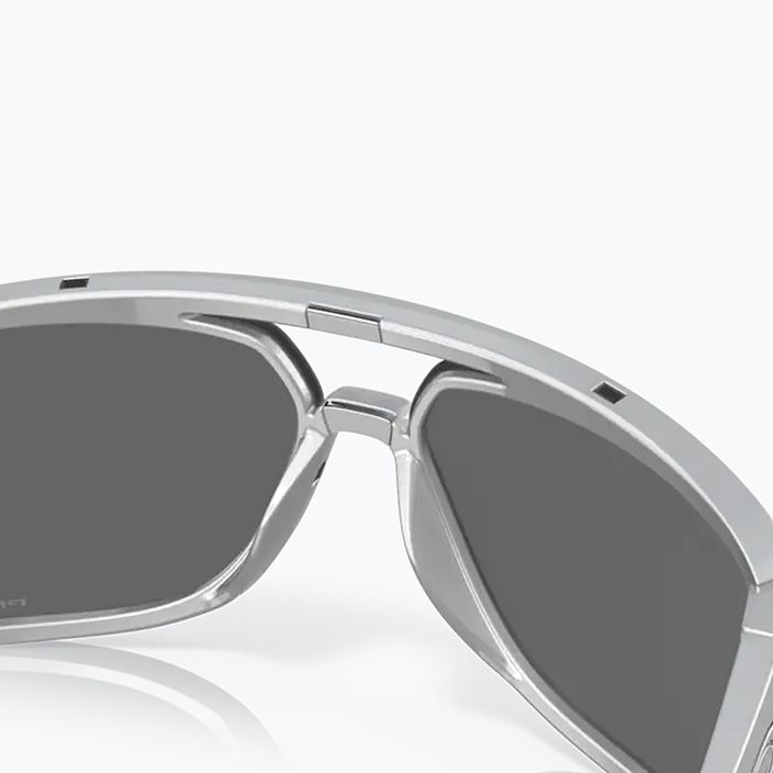 Oakley Castel x ασημί/πριζό μαύρο γυαλιά πεζοπορίας 12