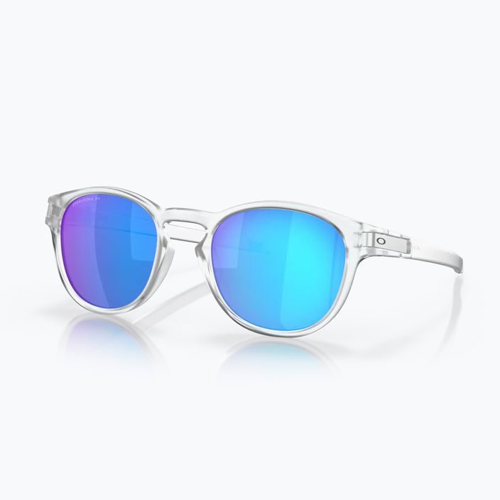 Oakley Latch ματ διαφανή/prizm ζαφείρι πολωμένα γυαλιά ηλίου