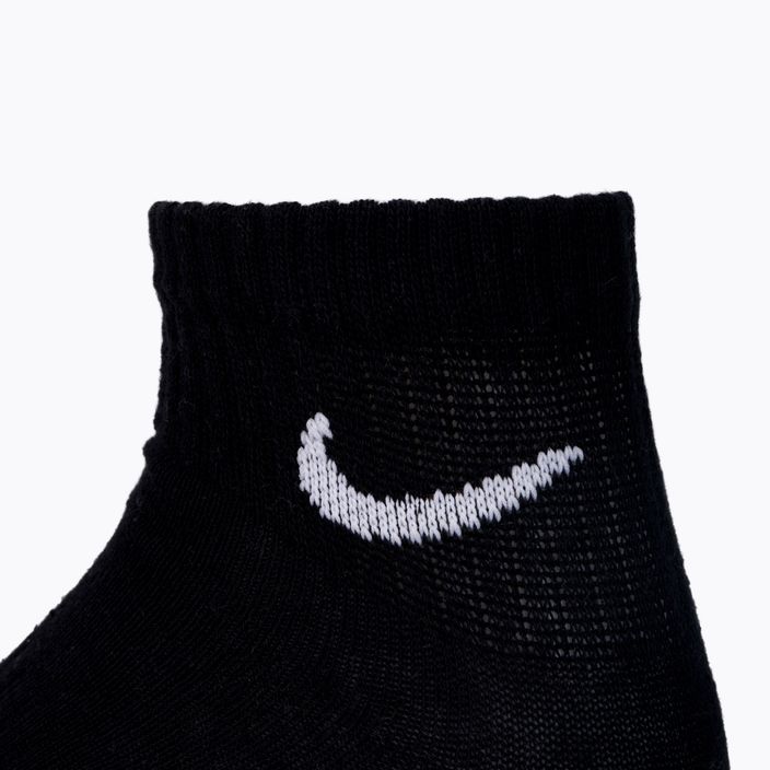 Nike Everyday Lightweight Crew 3pak κάλτσες προπόνησης μαύρες SX7677-010 4