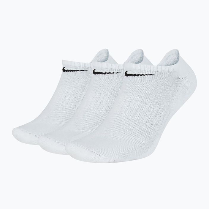 Κάλτσες προπόνησης Nike Everyday Cushioned 3 ζευγάρια λευκές/μαύρες