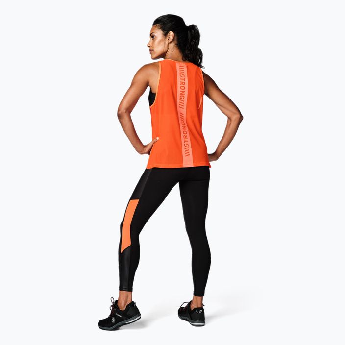 Γυναικείο προπονητικό μπλουζάκι STRONG ID Classic Loose Knit πορτοκαλί Z1T02366 4