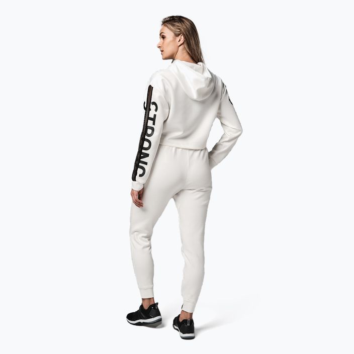 Γυναικείο STRONG ID Branded Crop φούτερ λευκό Z1T02502 3