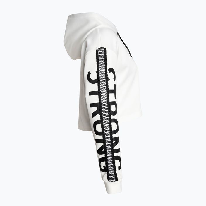 Γυναικείο STRONG ID Branded Crop φούτερ λευκό Z1T02502 8