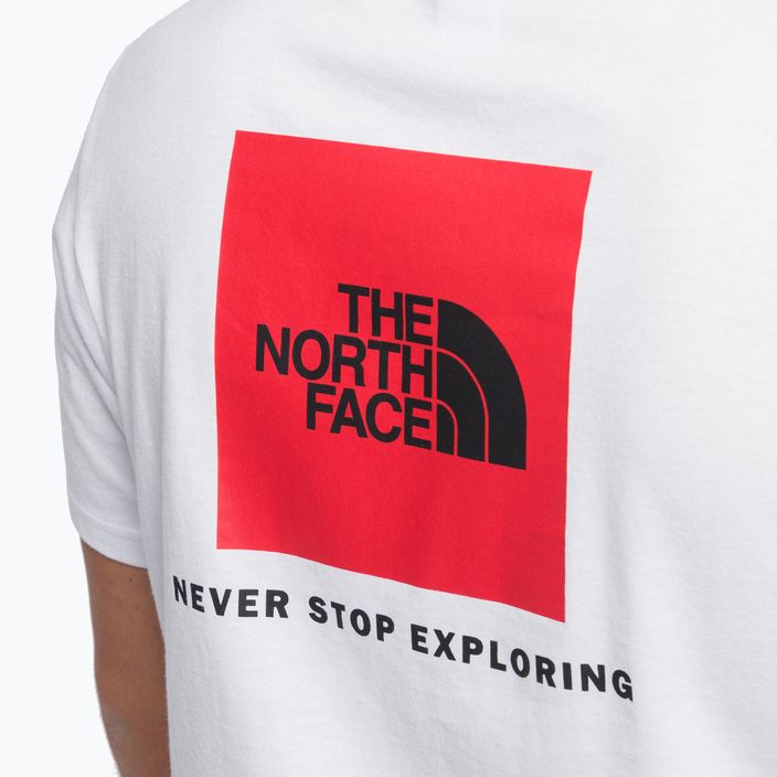 The North Face Redbox ανδρικό t-shirt για trekking λευκό NF0A2TX2FN41 6