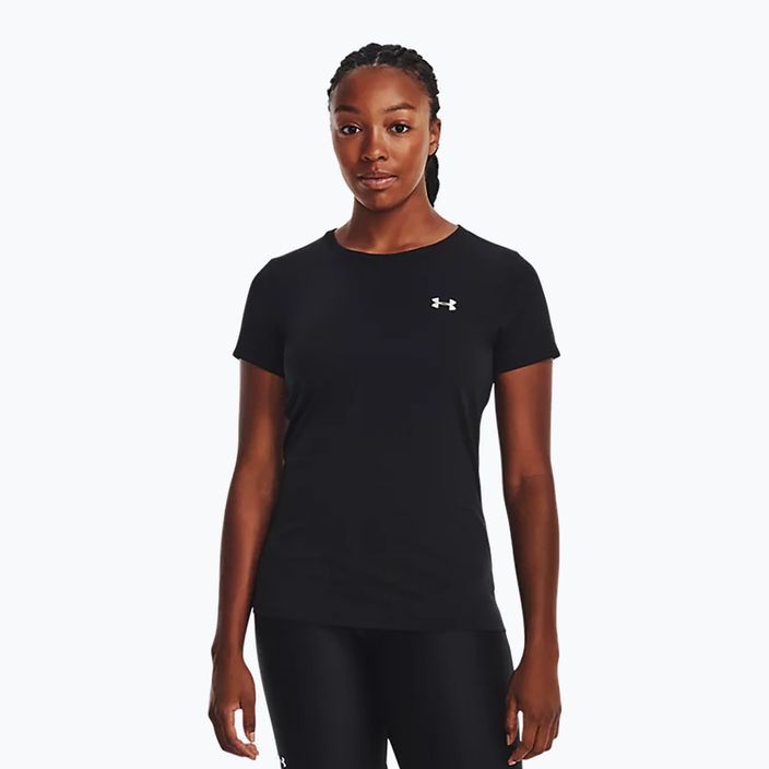 Under Armour Tech SSC γυναικείο μπλουζάκι προπόνησης μαύρο 1277207-001 3