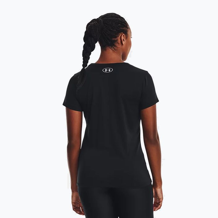 Under Armour Tech SSC γυναικείο μπλουζάκι προπόνησης μαύρο 1277207-001 4