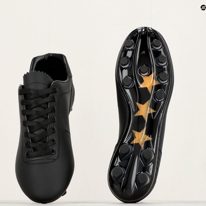 Ανδρικά ποδοσφαιρικά παπούτσια Pantofola d'Oro Lazzarini Eco nero 12