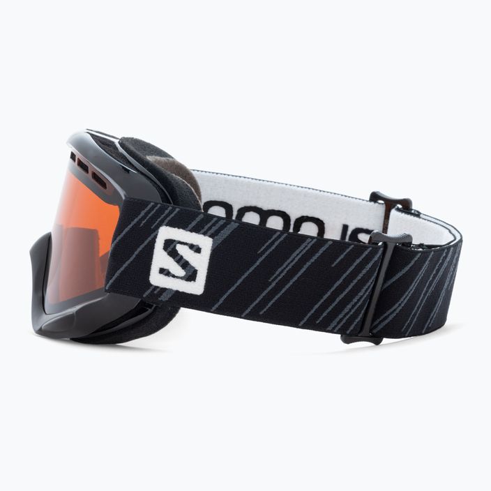 Salomon Juke Access μαύρο/τονικό πορτοκαλί παιδικά γυαλιά σκι L40848100 4