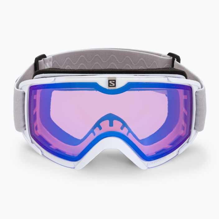Γυαλιά σκι Salomon Xview Photo λευκό/γαλάζιο L40844200 2