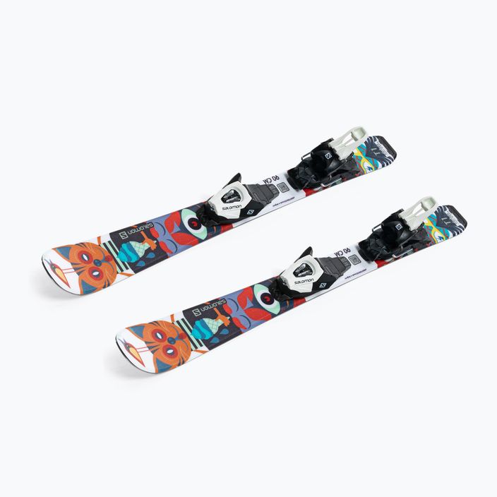 Παιδικά χιονοδρομικά σκι Salomon T1 XS + C5 χρώμα L40891100 5