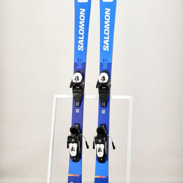 Παιδικά σκι κατάβασης Salomon S/Race MT Jr + L6 race μπλε/λευκό 13