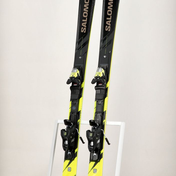 Salomon S/Max 8 XT + M11 GW μαύρα/κίτρινα σκι κατάβασης 12