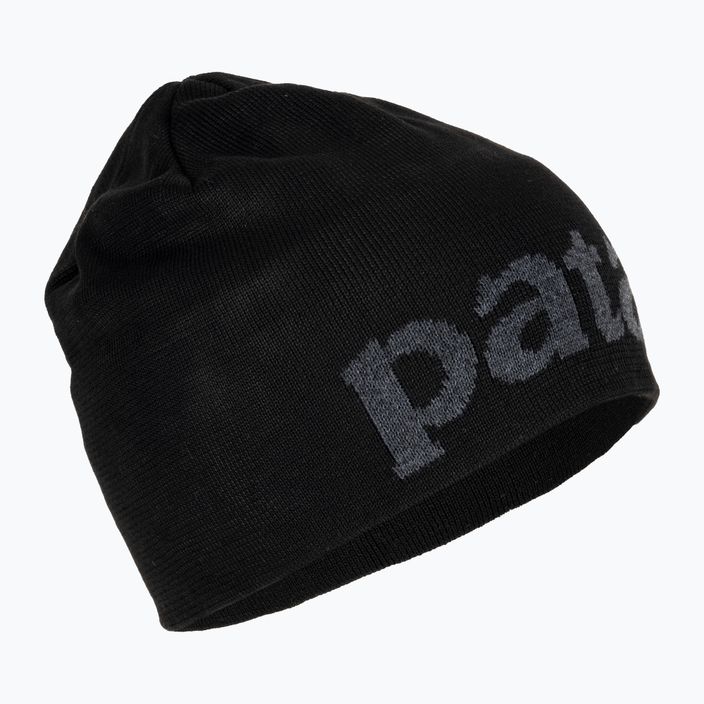 Patagonia Beanie λογότυπο belwe / μαύρο καπέλο πεζοπορίας