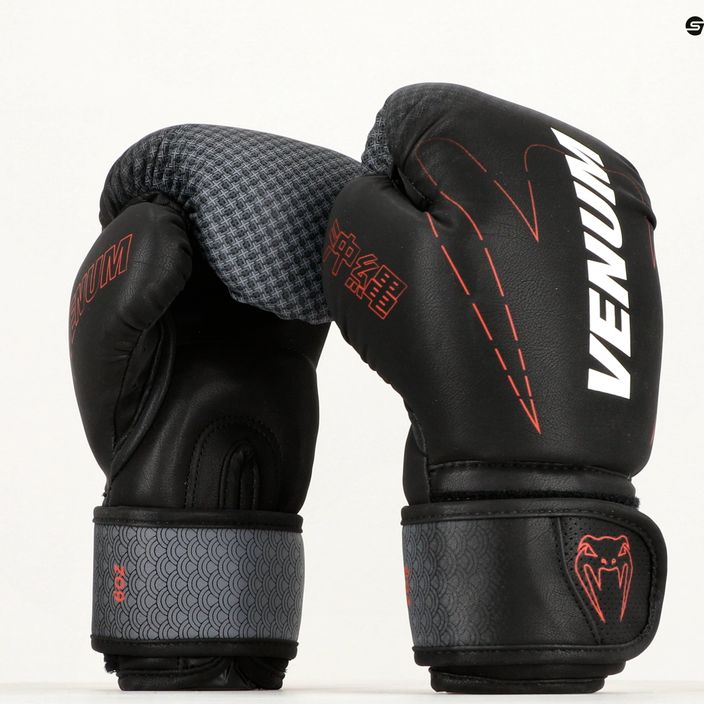 Venum Okinawa 3.0 παιδικά γάντια πυγμαχίας μαύρο/κόκκινο 12