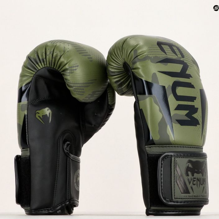 Venum Elite γάντια πυγμαχίας χακί παραλλαγής 11