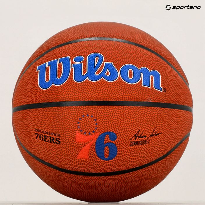 Wilson NBA Team Alliance Philadelphia 76ers μπάσκετ WTB3100XBPHI μέγεθος 7 6