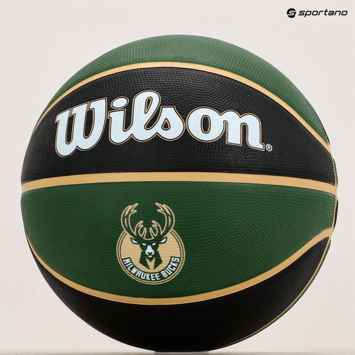 Wilson NBA Team Tribute Milwaukee Bucks μπάσκετ WTB1300XBMIL μέγεθος 7 7
