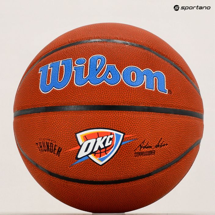 Wilson NBA Team Alliance Oklahoma City Thunder μπάσκετ WTB3100XBOKC μέγεθος 7 6