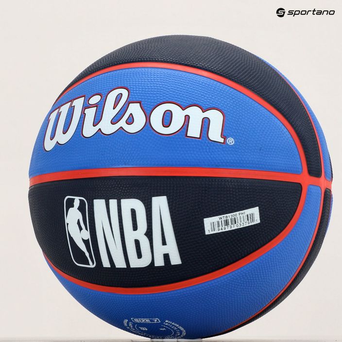 Wilson NBA Team Tribute Philadelphia 76ers μπάσκετ WTB1300XBPHI μέγεθος 7 7