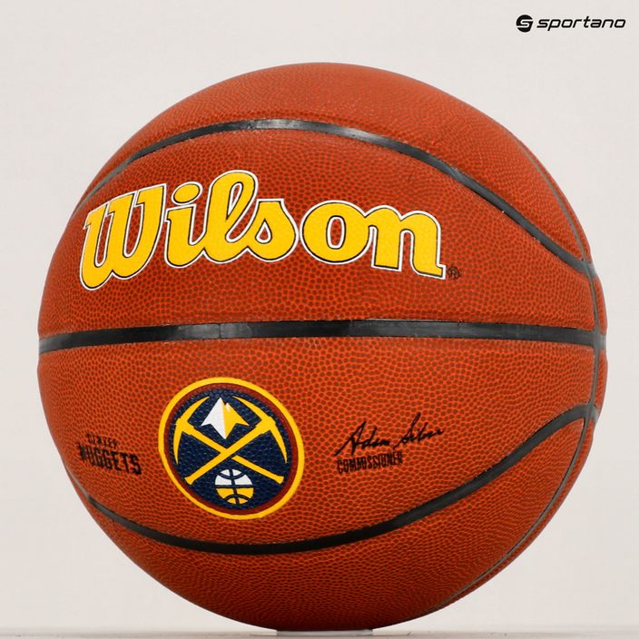 Wilson NBA Team Alliance Denver Nuggets μπάσκετ WTB3100XBDEN μέγεθος 7 6