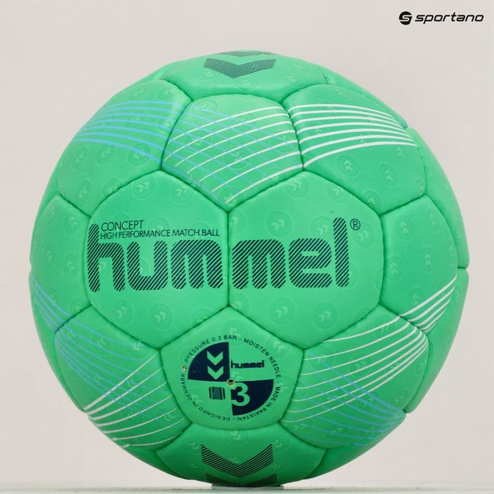 Hummel Concept HB χάντμπολ πράσινο/μπλε/λευκό μέγεθος 3 5