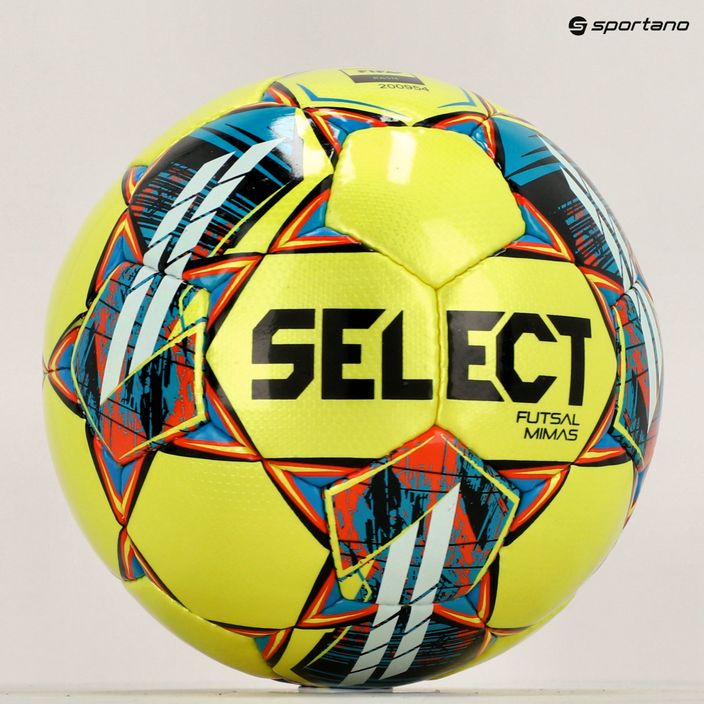 SELECT Futsal ποδοσφαίρου Mimas V22 κίτρινο 310016 μέγεθος 4 5