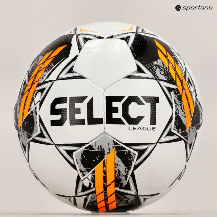 SELECT League football v24 λευκό/μαύρο μέγεθος 4 6