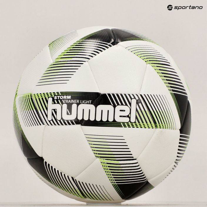 Hummel Storm Trainer Light FB ποδοσφαίρου λευκό/μαύρο/πράσινο μέγεθος 4 6