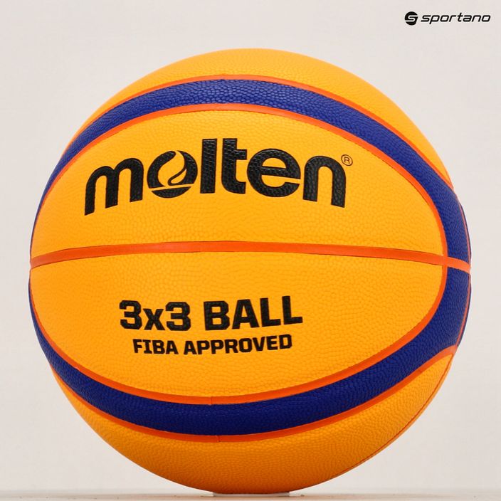 Μπάσκετ B33T5000 FIBA 3x3 κίτρινο/μπλε μέγεθος 3 5
