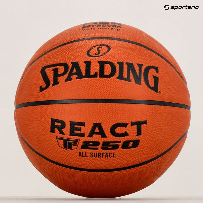 Spalding TF-250 React Logo FIBA μπάσκετ 76968Z 6