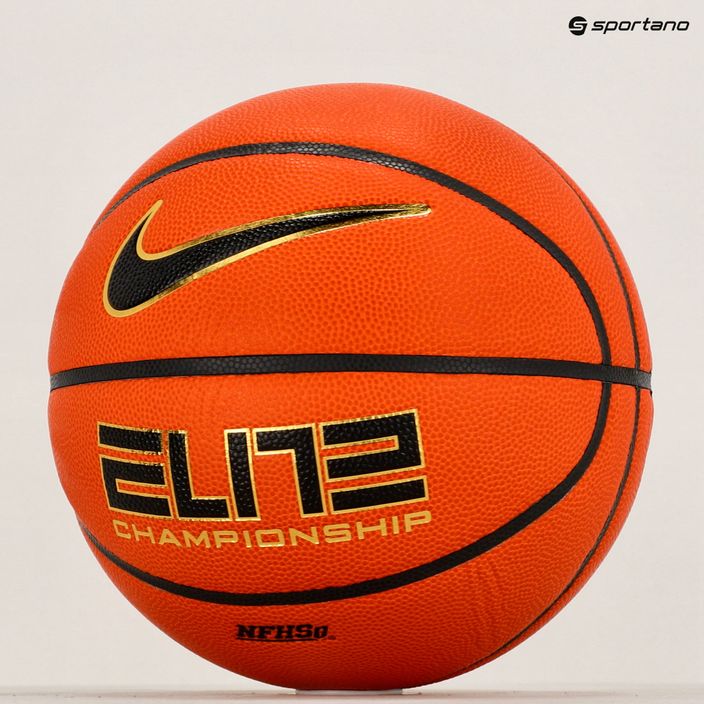Nike Elite Championship 8P 2.0 ξεφουσκωμένο μπάσκετ N1004086-878 μέγεθος 6 5