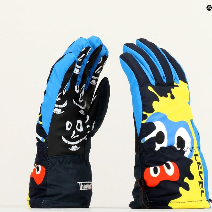 Επίπεδο παιδικά γάντια σκι Lucky ninja navy 9