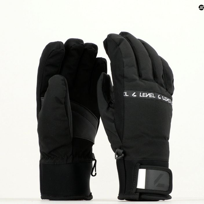 Ανδρικά γάντια σκι Level Hawk μαύρο 8