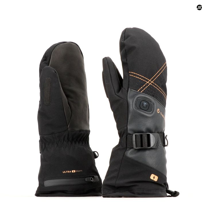 Γυναικεία θερμαινόμενα γάντια Therm-ic Ultra Heat Boost Mittens μαύρο 12