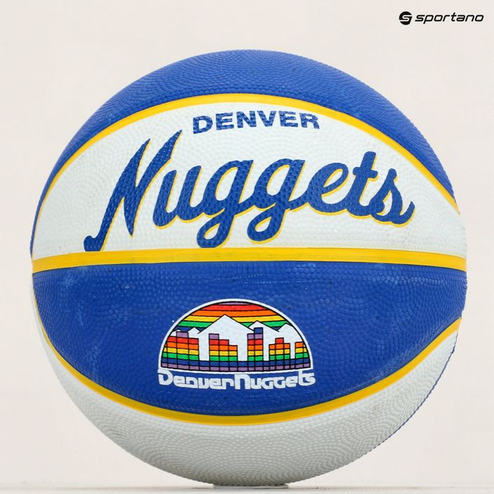 Wilson NBA Team Retro Mini Denver Nuggets μπάσκετ WTB3200XBDEN μέγεθος 3 5