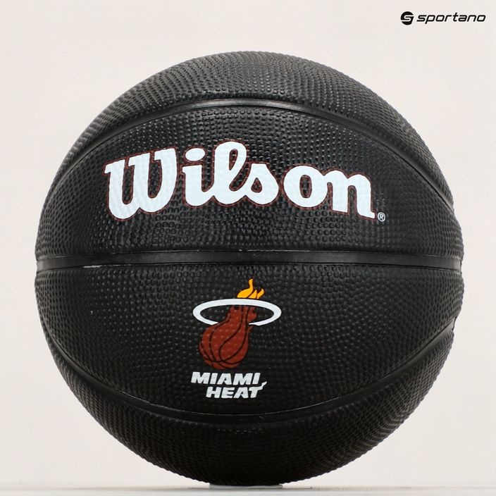 Wilson NBA Tribute Mini Miami Heat μπάσκετ WZ4017607XB3 μέγεθος 3 9