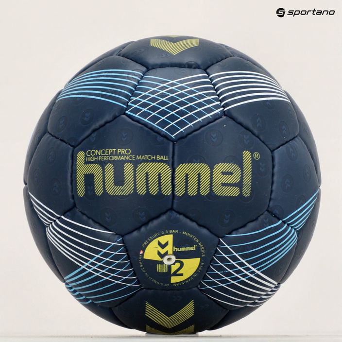 Hummel Concept Pro HB χάντμπολ θαλάσσιο/κίτρινο μέγεθος 2 5